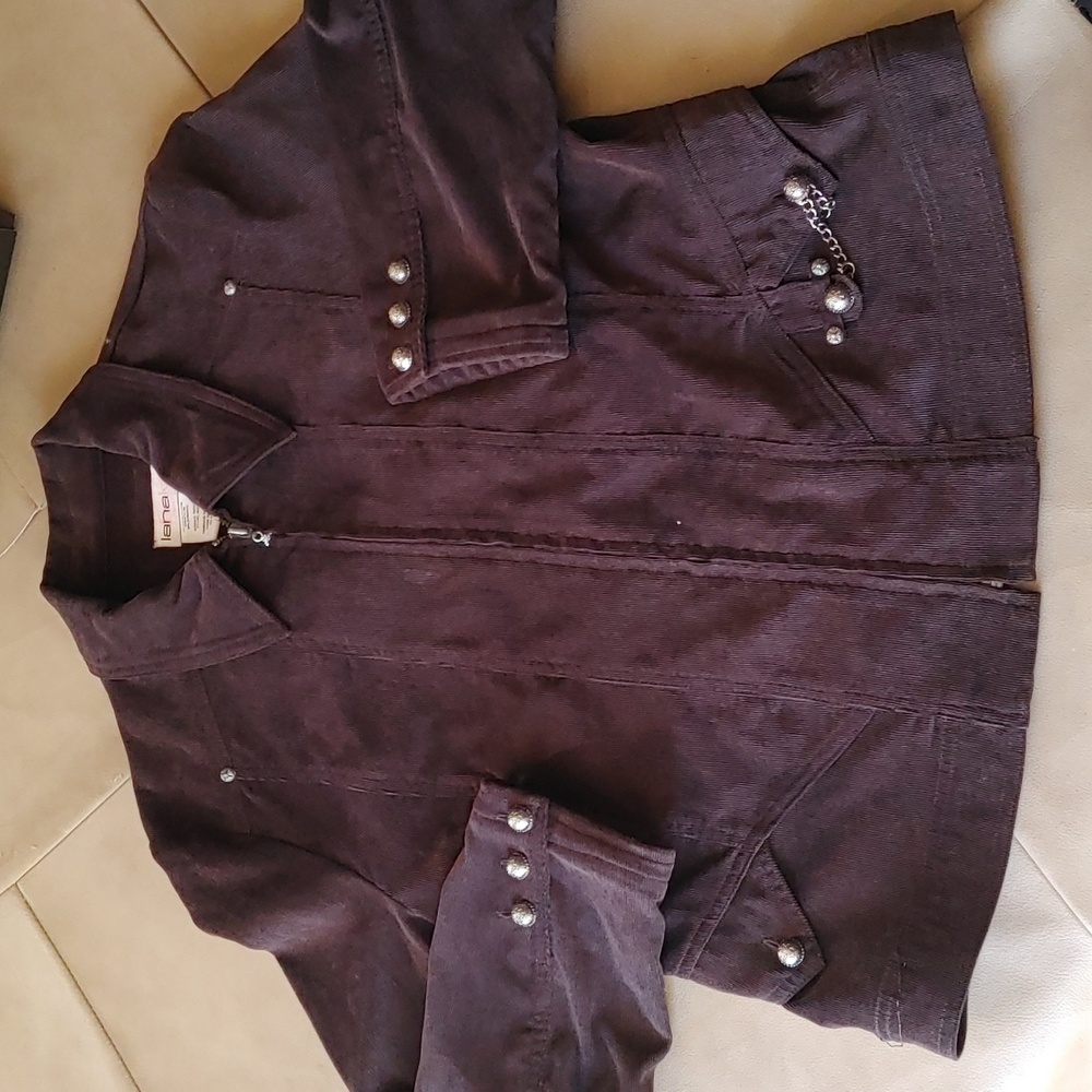 3/$30 Lanalee Thin Corduroy Jacket